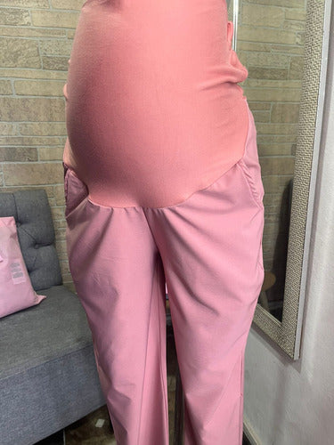 Scrub Quirúrgico de Maternidad  Modelo Dulce espera. tallas XS a 5XL Rosa Nectar