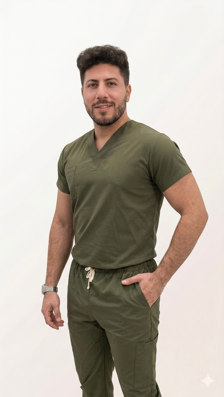 SCRUB QUIRURGICO CABALLERO, MODELO VALENTINO